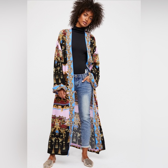 Free People Other - FREE PEOPLE INTIMATELY Let’s Dance Robe Cardigan Kimono Duster Lilac S